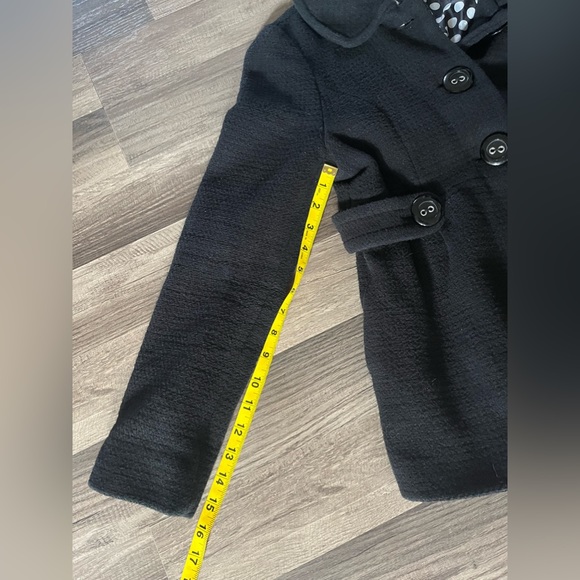 XX1 Forever 21 Black Pea Coat Size Small - Picture 12 of 16